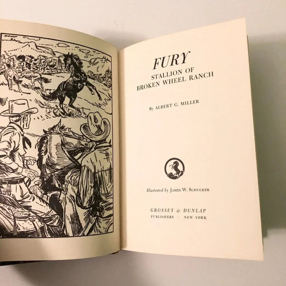 1959 Fury Stallion of Broken Wheel Ranch by Albert G Miller Hardcover - Picture 7 of 14